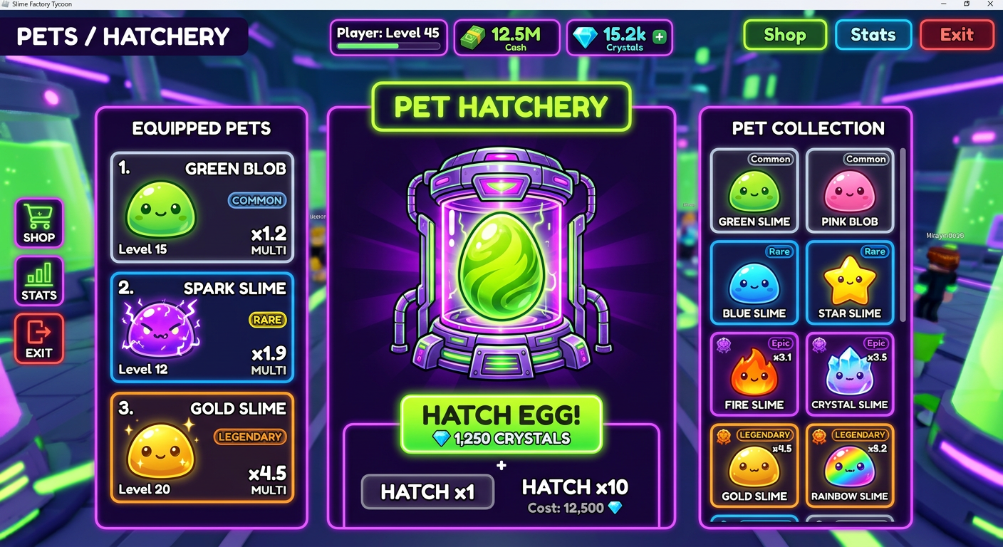 Pets & hatching